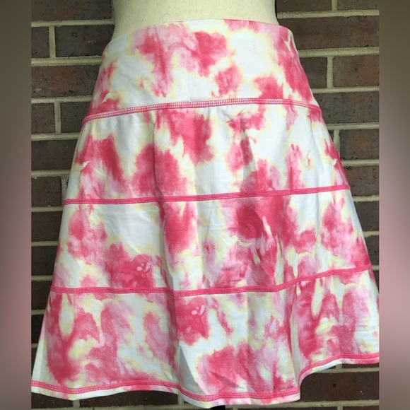 NWT Ideology Skort Womens Size XXL Pink Tie Dye Shorts Tiered Performance Golf - Picture 8 of 9